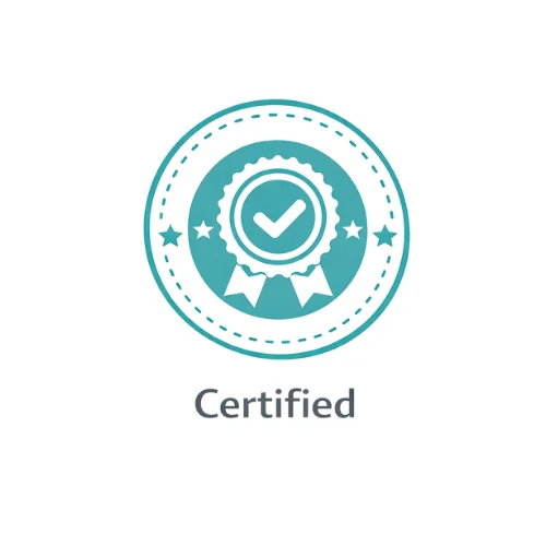 Certified Builders in London badge indicating verified standards and reliable workmanship
