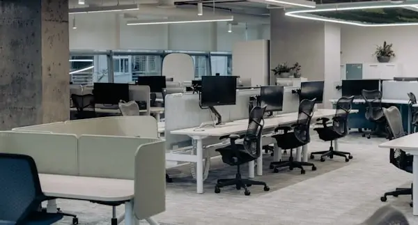 Office refurbishment and fit-out completed in a London commercial space by Soraiz Builders