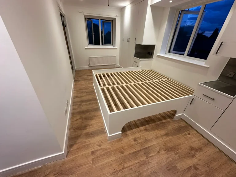 The finished bedroom, Wexham Court, Slough