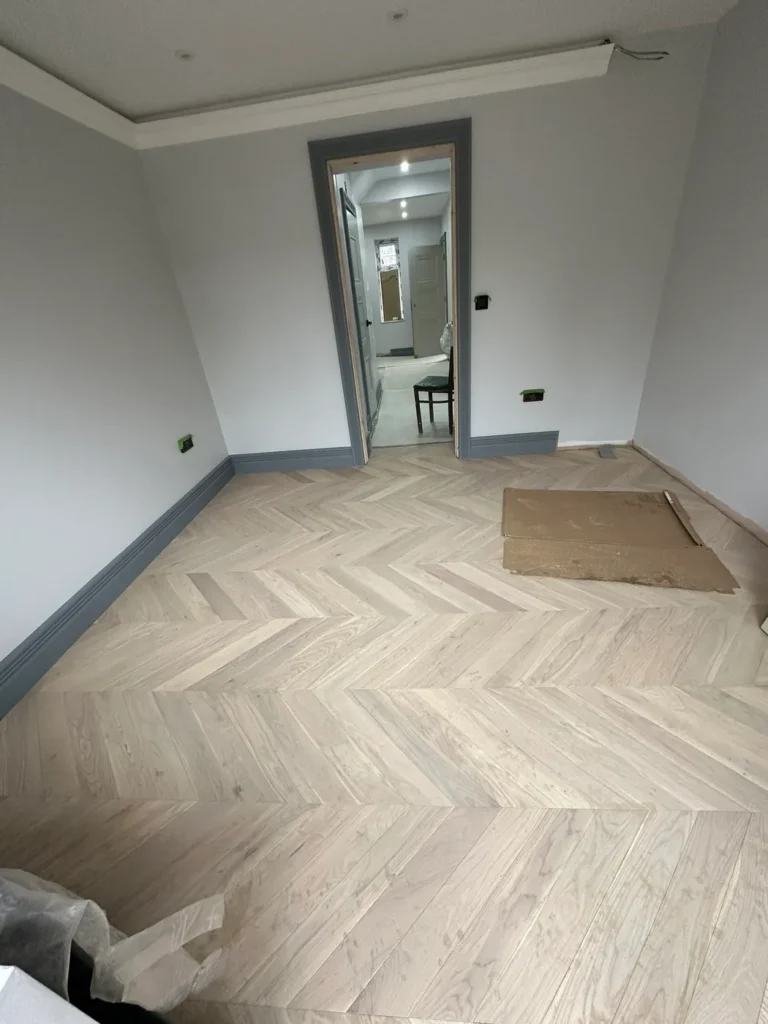 Another room part-laid, Stanborough, Watford