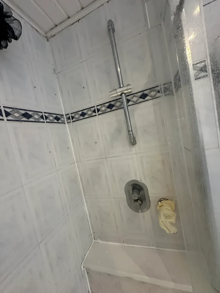 Clean grout lines and a resealed tray, Wembley Hill, Wembley
