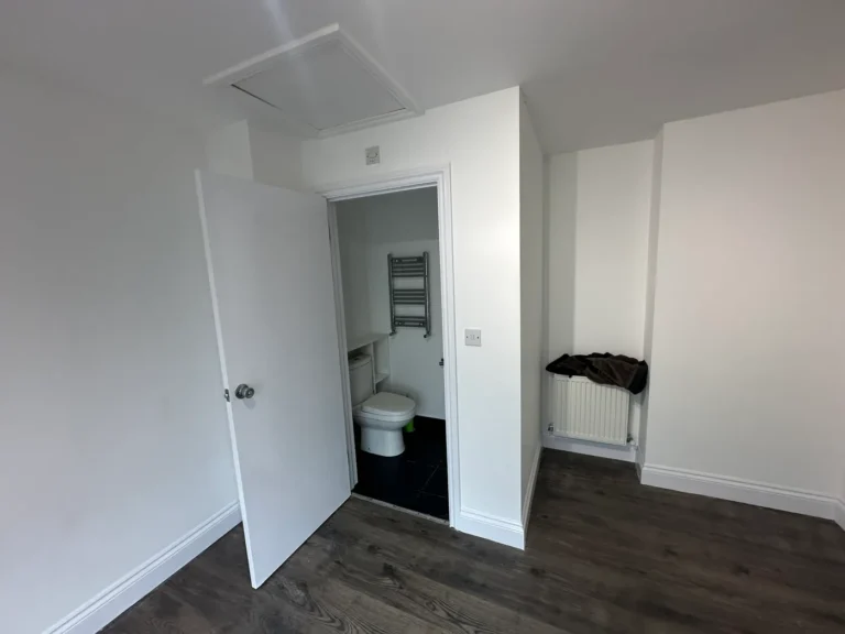 The room opening onto the shower room, Woolwich Common, Woolwich