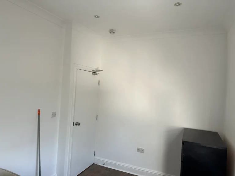 The stairwell walls and ceiling finished, Woolwich Common, Woolwich
