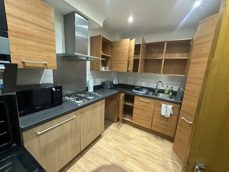 November 2025: a finished kitchen in a Yeading flat, Yeading